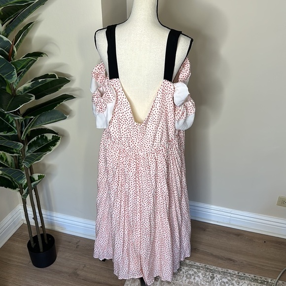 Eloquii Printed Graphic Pleated Midi Dress - Picture 8 of 11